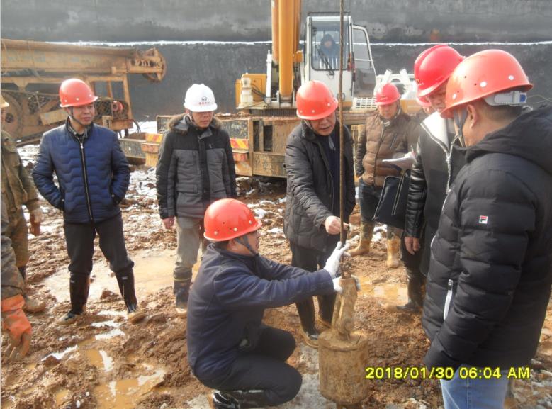 局督導(dǎo)組到中大工勘院宏維˙天地樁基項目開展節(jié)前安全檢查
