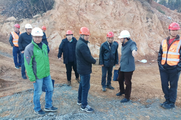 局檢查組到中大工勘院青龍山項(xiàng)目開(kāi)展安全檢查